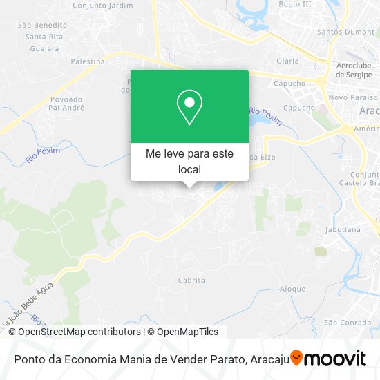 Ponto da Economia Mania de Vender Parato mapa