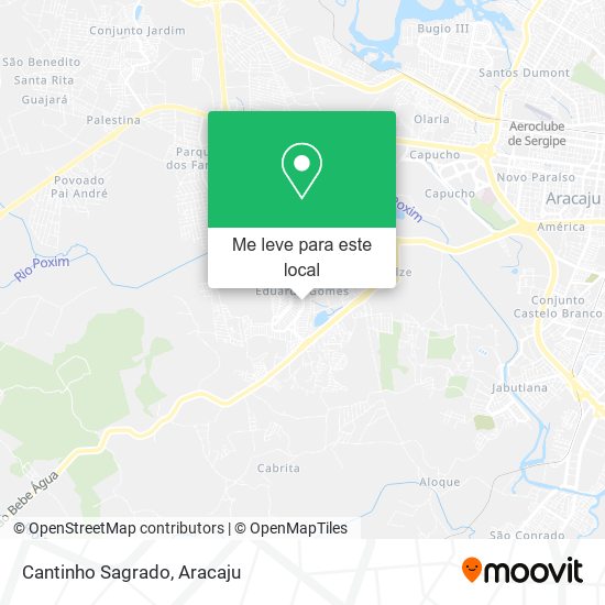 Cantinho Sagrado mapa