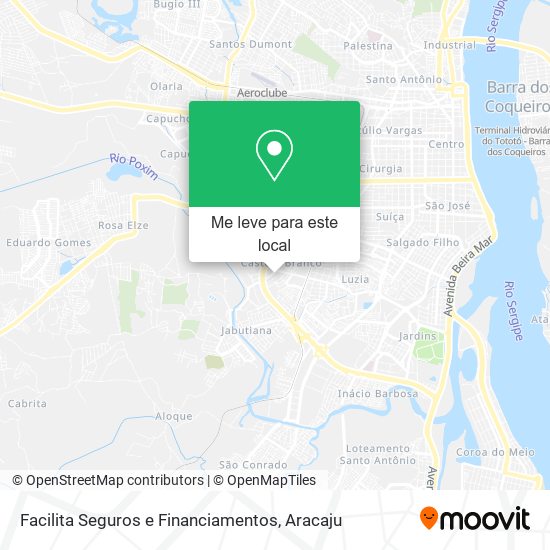 Facilita Seguros e Financiamentos mapa