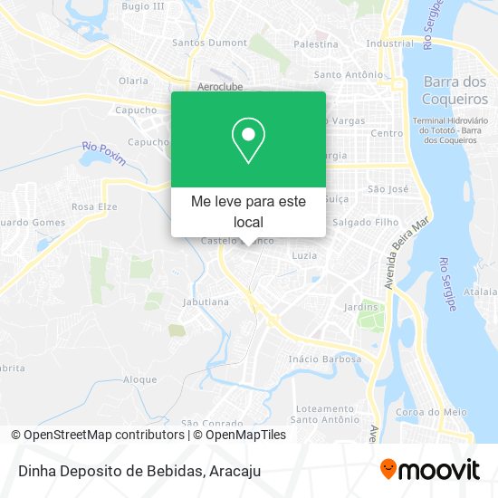 Dinha Deposito de Bebidas mapa