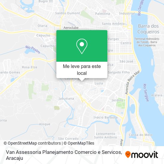 Van Assessoria Planejamento Comercio e Servicos mapa