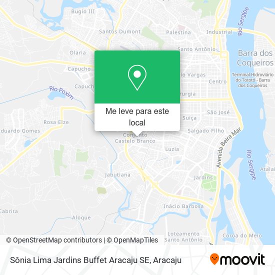 Sônia Lima Jardins Buffet Aracaju SE mapa