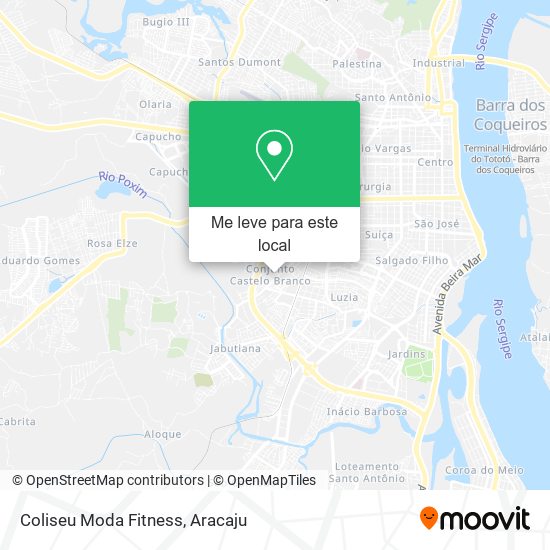 Coliseu Moda Fitness mapa