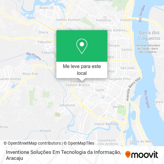 Inventione Soluções Em Tecnologia da Informação mapa