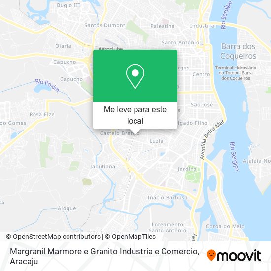 Margranil Marmore e Granito Industria e Comercio mapa