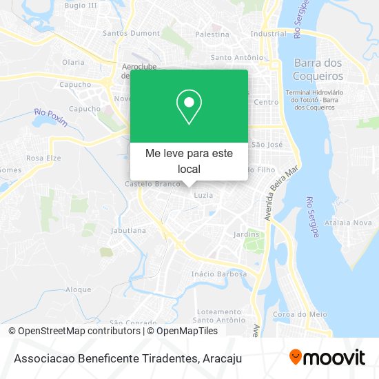 Associacao Beneficente Tiradentes mapa