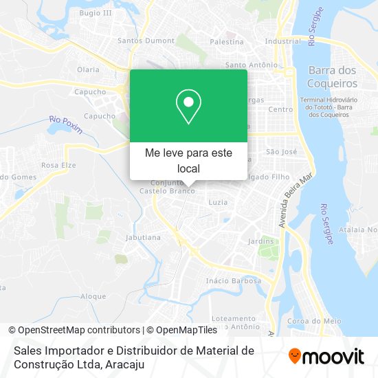 Sales Importador e Distribuidor de Material de Construção Ltda mapa