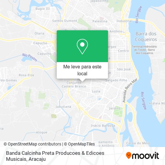 Banda Calcinha Preta Producoes & Edicoes Musicais mapa