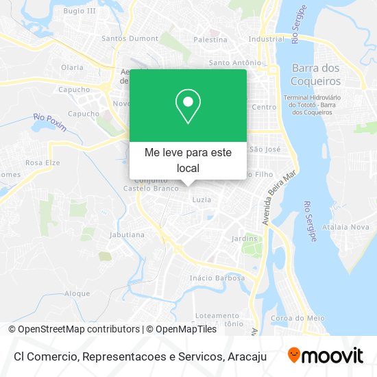 Cl Comercio, Representacoes e Servicos mapa