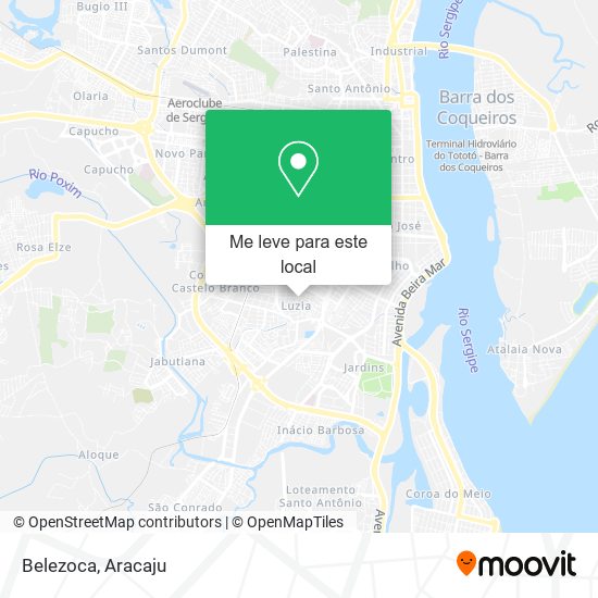 Belezoca mapa