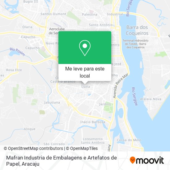 Mafran Industria de Embalagens e Artefatos de Papel mapa