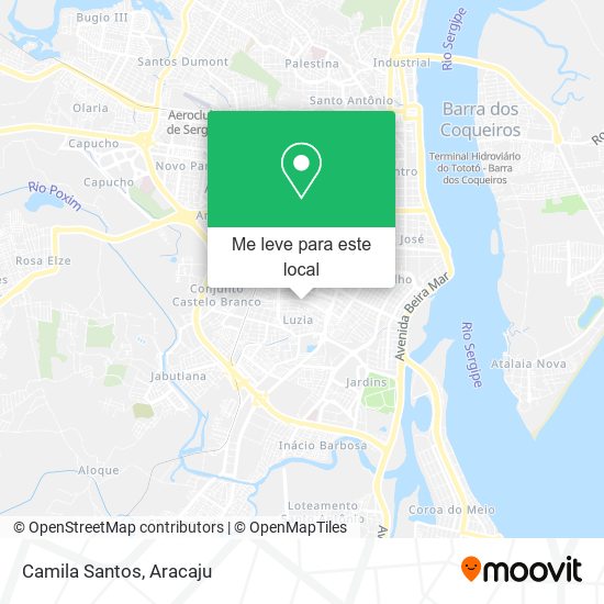 Camila Santos mapa