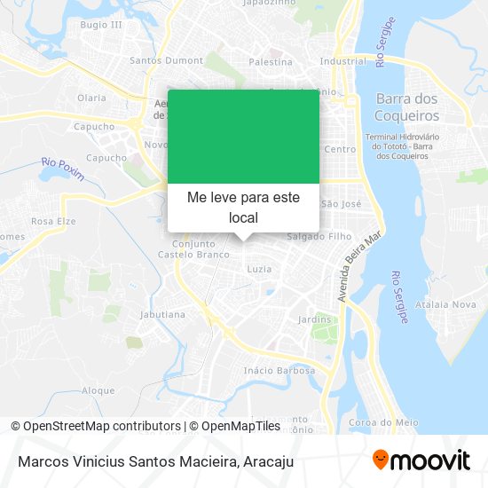 Marcos Vinicius Santos Macieira mapa