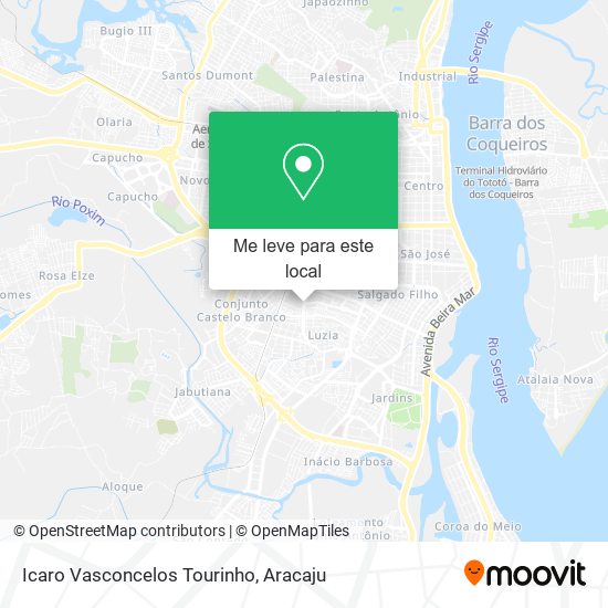 Icaro Vasconcelos Tourinho mapa