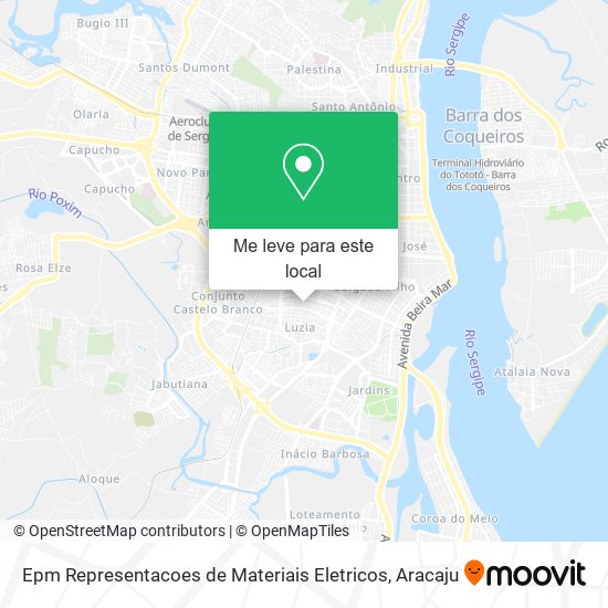 Epm Representacoes de Materiais Eletricos mapa