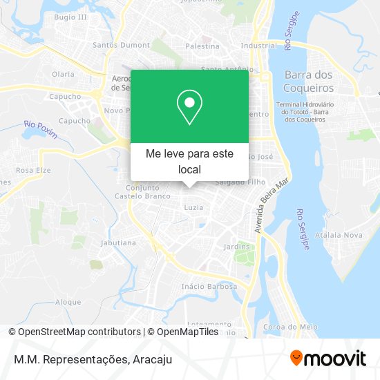 M.M. Representações mapa