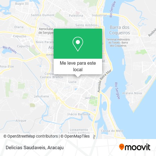 Delicias Saudaveis mapa