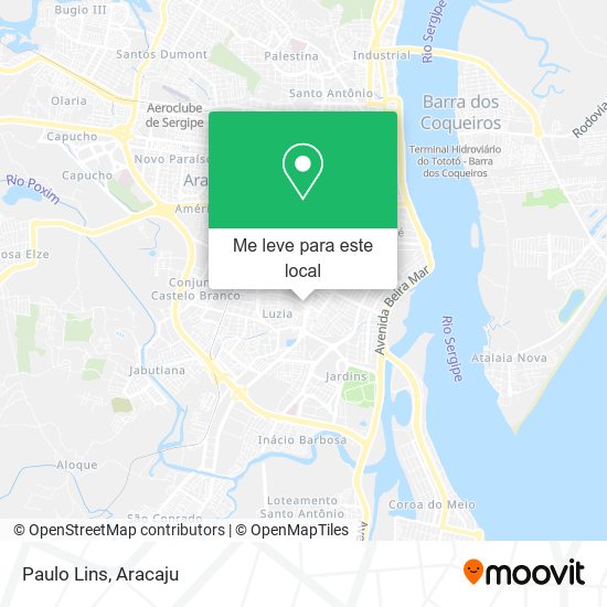 Paulo Lins mapa