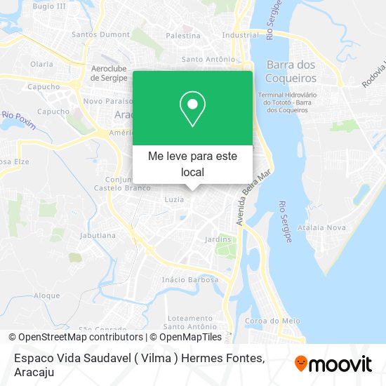 Espaco Vida Saudavel ( Vilma ) Hermes Fontes mapa