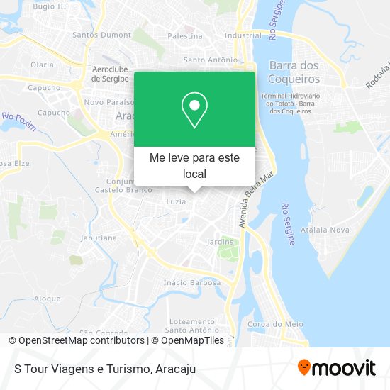 S Tour Viagens e Turismo mapa