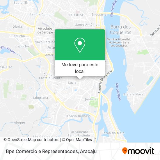 Bps Comercio e Representacoes mapa