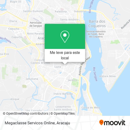 Megaclasse Servicos Online mapa