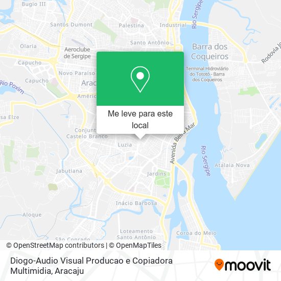 Diogo-Audio Visual Producao e Copiadora Multimidia mapa