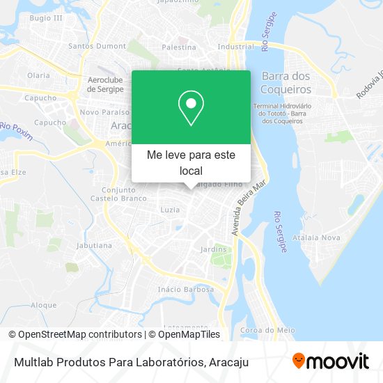 Multlab Produtos Para Laboratórios mapa