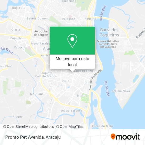 Pronto Pet Avenida mapa