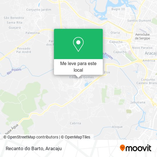 Recanto do Barto mapa