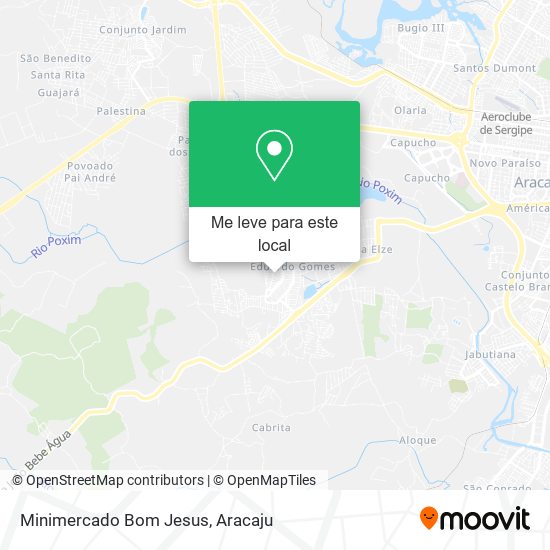 Minimercado Bom Jesus mapa