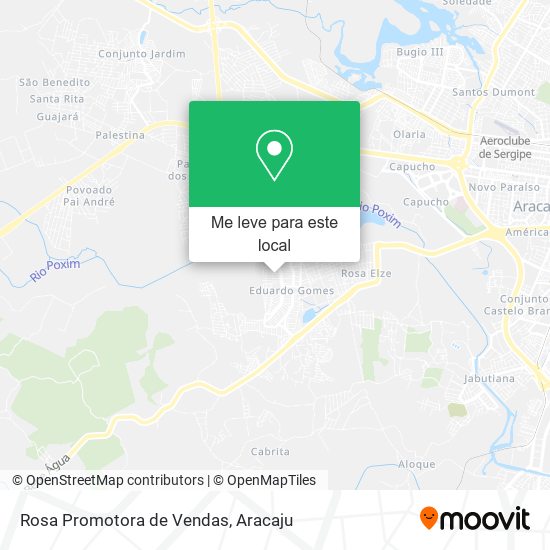 Rosa Promotora de Vendas mapa