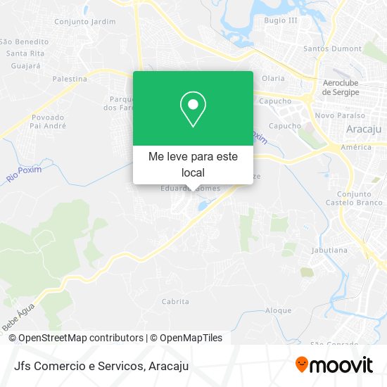 Jfs Comercio e Servicos mapa