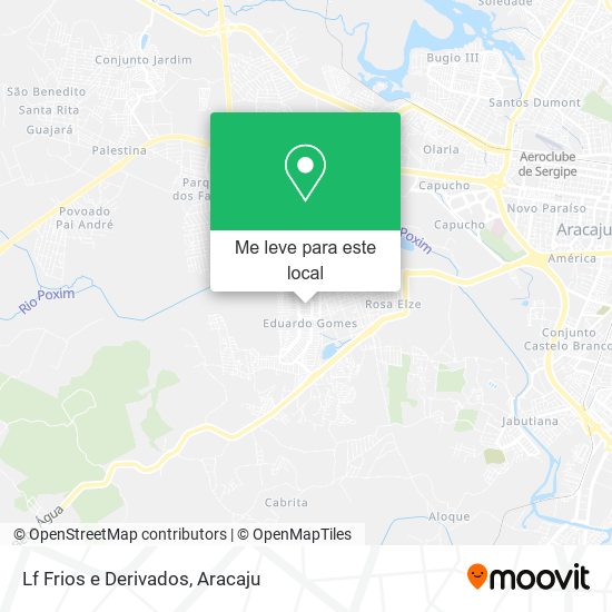 Lf Frios e Derivados mapa