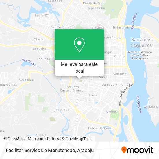 Facilitar Servicos e Manutencao mapa