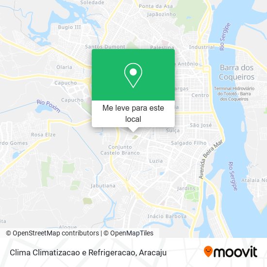 Clima Climatizacao e Refrigeracao mapa