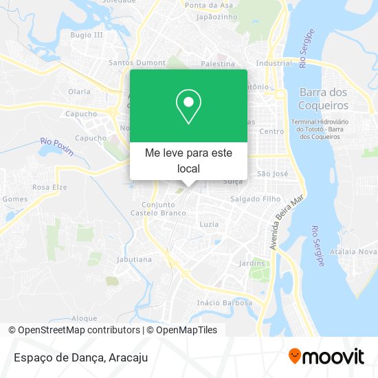 Espaço de Dança mapa