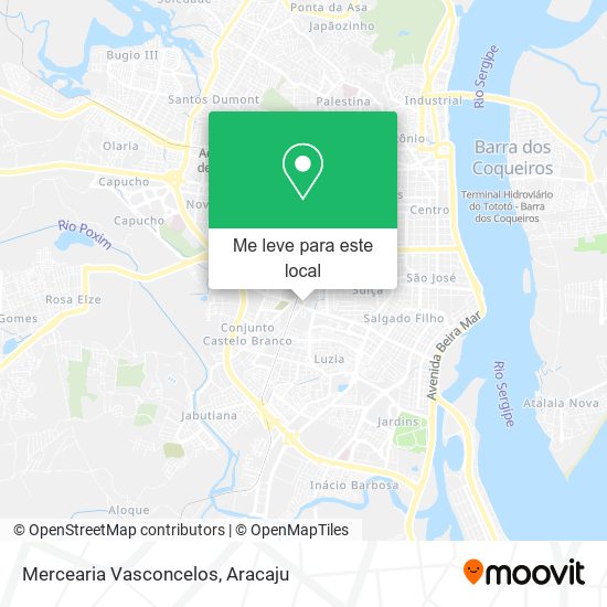 Mercearia Vasconcelos mapa