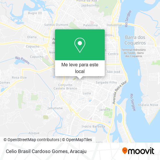 Celio Brasil Cardoso Gomes mapa