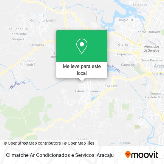 Climatche Ar Condicionados e Servicos mapa