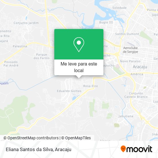 Eliana Santos da Silva mapa