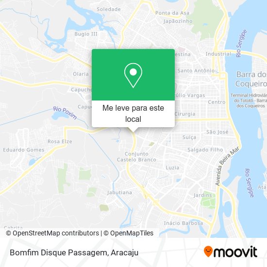 Bomfim Disque Passagem mapa