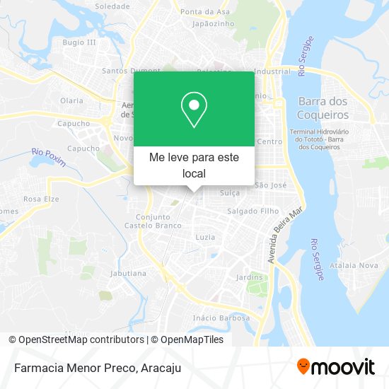 Farmacia Menor Preco mapa