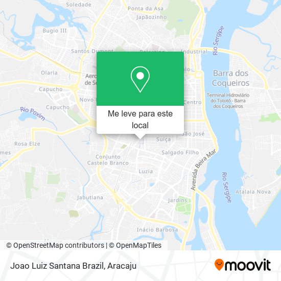 Joao Luiz Santana Brazil mapa