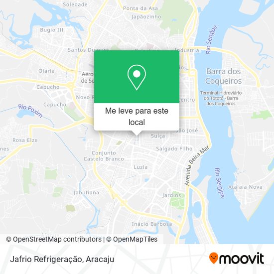 Jafrio Refrigeração mapa