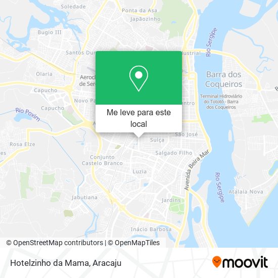 Hotelzinho da Mama mapa