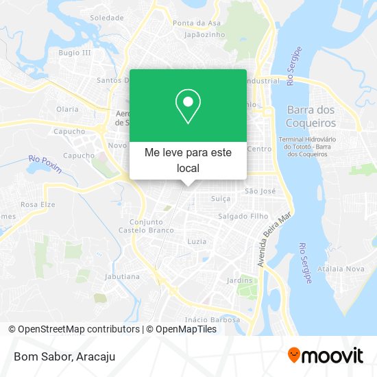 Bom Sabor mapa