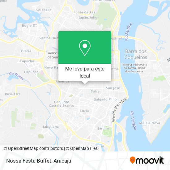 Nossa Festa Buffet mapa