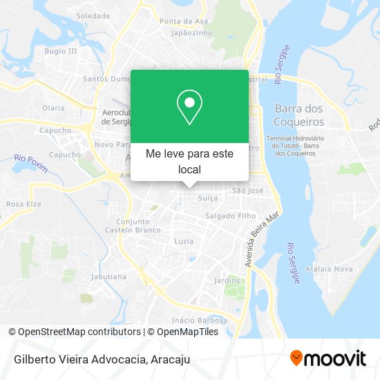 Gilberto Vieira Advocacia mapa