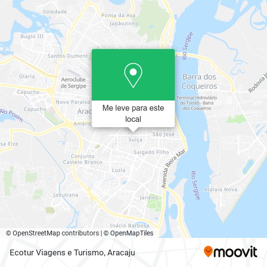 Ecotur Viagens e Turismo mapa